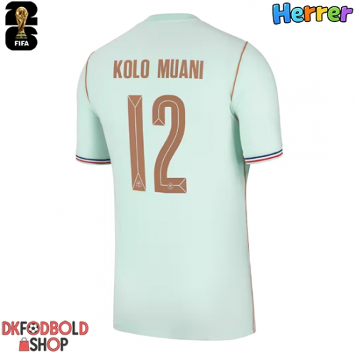 Frankrig Randal Kolo Muani #12 Udebanetrøje VM 2026 Kort ærmer